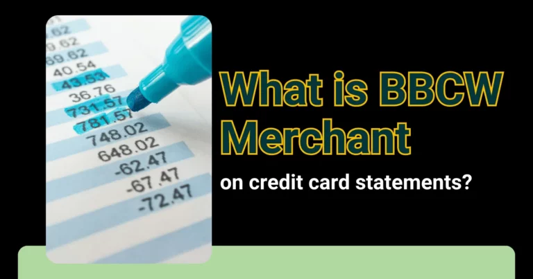 What is bbcw merchant on credit card statement chase?